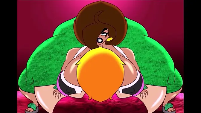 Animated MILF gets big cock and creampie