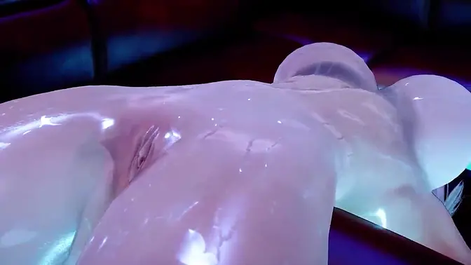 Blonde Gwen gives a sloppy blowjob and gets a facial