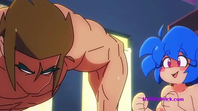 Trainer's hot gym session ends with facial cum shot