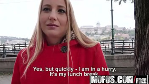 Kiki Cyrus Gets Fucked for Charity in Public by Mofos