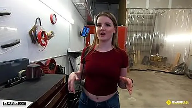 Eliza Eves Gets Pounded By Roadside Mechanics