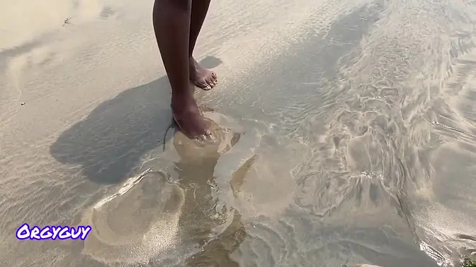 Housewives and Ebony Asses Get Wild at Beach Orgy