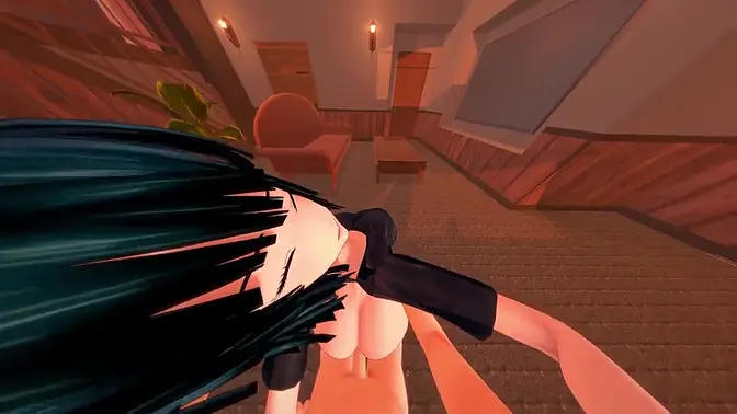 Hot Japanese teen Fubuki Tatsumaki loves being pounded from behind