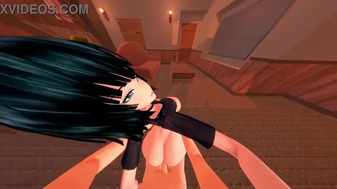 Fubuki Tatsumaki loves being given from behind