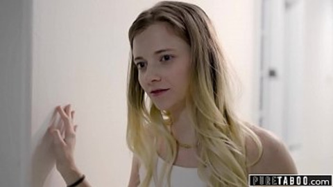 Dazzling Riley Seduced then Screwed by Her Stealthy StepDad