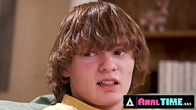 Petite babysitter takes it in the ass