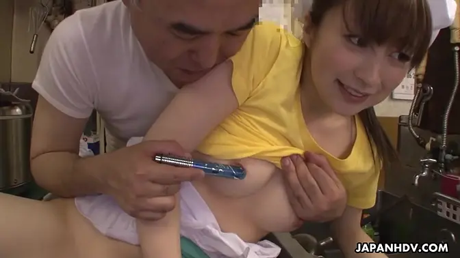 Sweet Japanese Slut Moans Hard on Big Cock