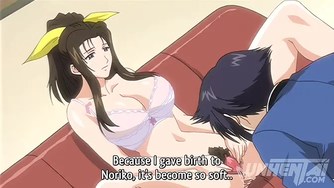 Step mom seduces stepdaughter's boyfriend in hot hentai scene