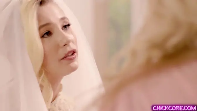 Stunning bride shares passionate lesbian sex with her mature MILF moma