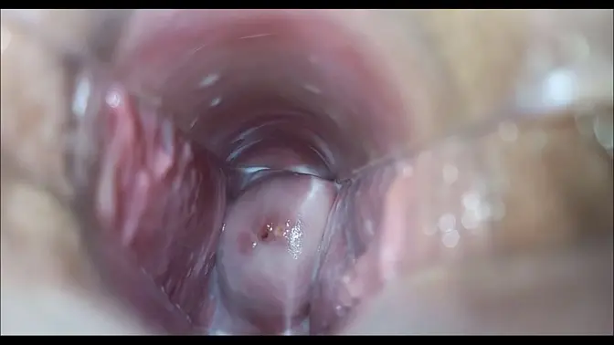 Sultry close-up of a woman's pussy as she cums