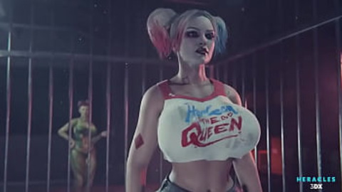 Harley Quinn & Ivy League Gang Bang Frenzy