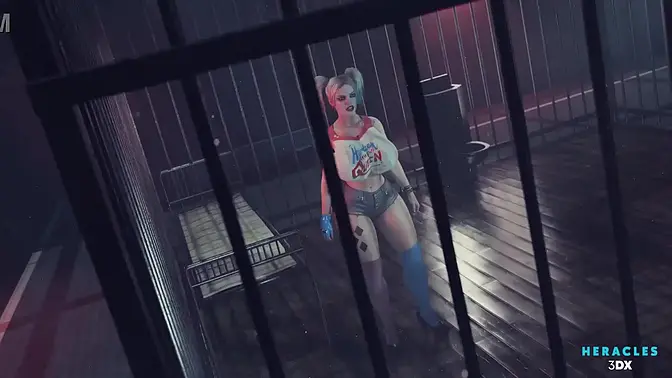 Busty Harley and Ivy in animated 3D porn