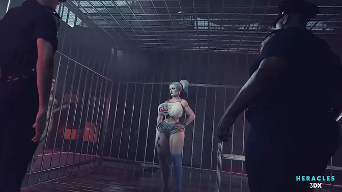 Busty Harley and Ivy in animated 3D porn