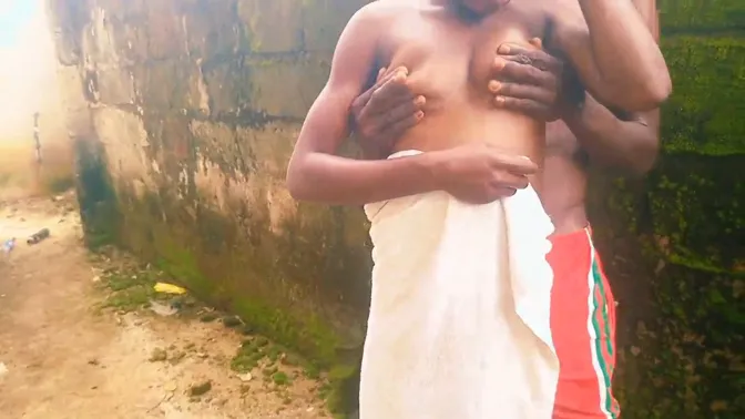 Skinny ebony newbie gets pounded by a huge cock in the ass