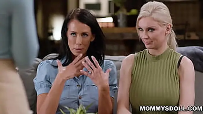 milfs Reagan Foxx & Demi Hawks Teach Their Girl Demi Hawks In Hot XXX Lesson