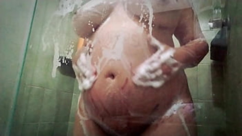 Pregnant Slut Takes A Steamy Shower🚿