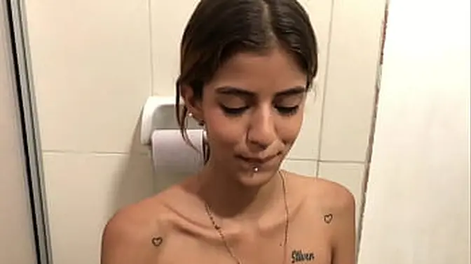 Naughty Stepsister gives hot cum facial