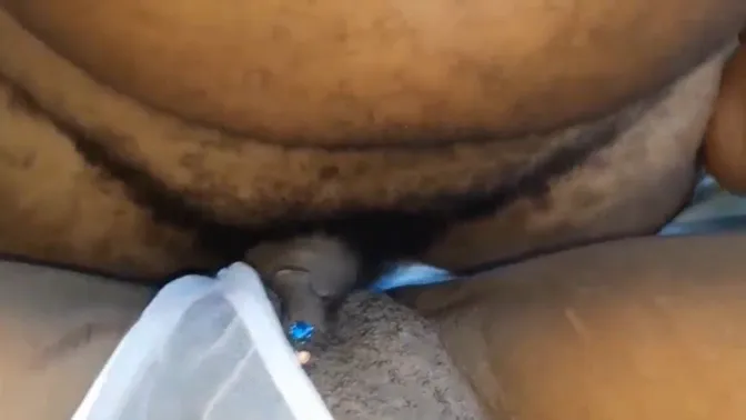 Amateur gets pounded in doggystyle fuck session