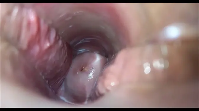 Closeup of real pussy orgasm